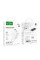 Мережевий Зарядний Пристрій Hoco C126A Pure PD+QC 40W(2C1A) Type C to Type C