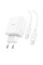 Мережевий Зарядний Пристрій Hoco C126A Pure PD+QC 40W(2C1A) Type C to Type C