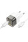 Мережевий Зарядний Пристрій Hoco C125A Transparent PD20W/QC Type-C to Lightning