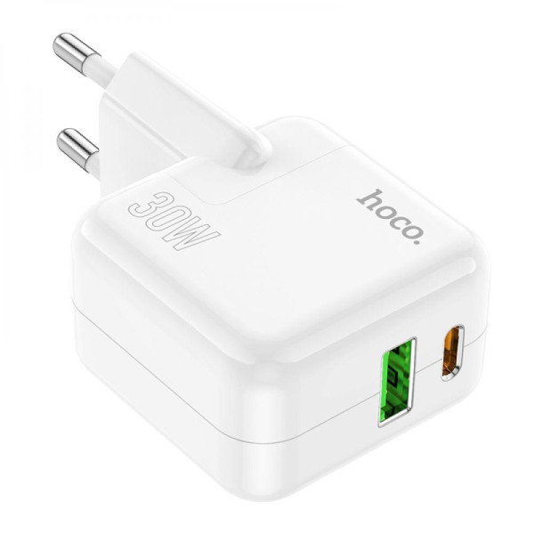 Мережевий Зарядний Пристрій Hoco C111A Lucky PD30W+QC3.0 М'ята упаковка