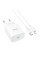 Мережевий Зарядний Пристрій Hoco C76A Pro 1Type-C PD/QC 30W+Type-C to Lightning