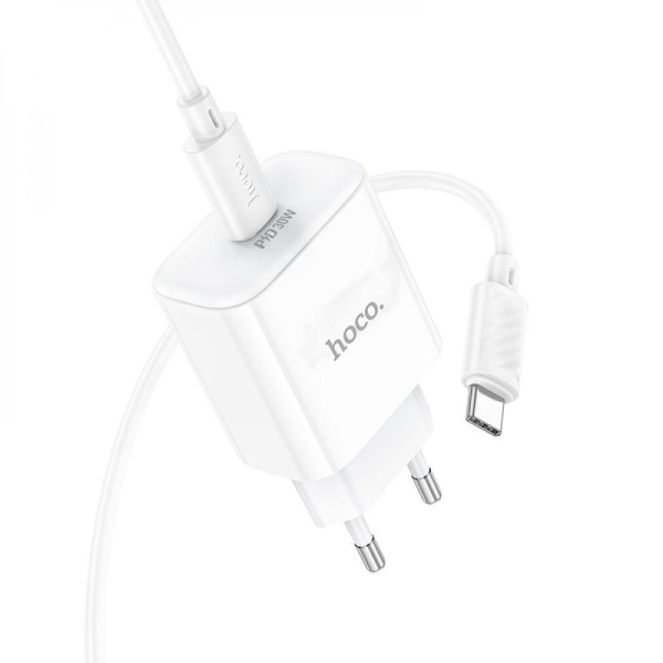 Мережевий Зарядний Пристрій Hoco C76A Pro 1Type-C PD/QC 30W+Type-C to Type-C