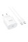 Мережевий Зарядний Пристрій Hoco C76A Pro 1Type-C PD/QC 30W+Type-C to Type-C