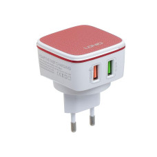 Мережевий Зарядний Пристрій LDNIO A2405Q QC3.0 2USB 30W Type-C