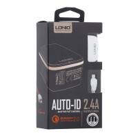 Мережевий Зарядний Пристрій LDNIO A1204Q QC3.0 18W Micro