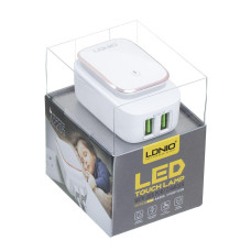 Мережевий Зарядний Пристрій LDNIO A2205 2USB 2.4A Micro