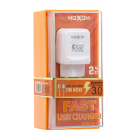 Мережевий Зарядний Пристрій Moxom KH-31Y Micro QC3.0