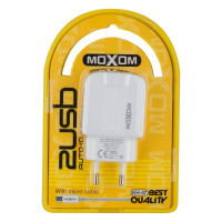 Мережевий Зарядний Пристрій Moxom KH-47 Micro 2USB
