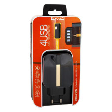 Мережевий Зарядний Пристрій Moxom MX-HC07 Micro 4USB