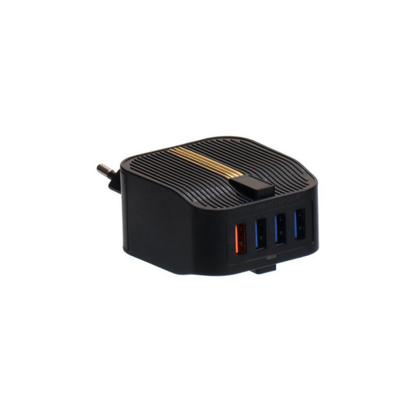 Мережевий Зарядний Пристрій Moxom MX-HC09 Type-C QC 3.0 4USB