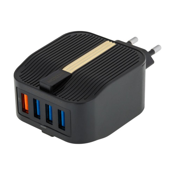 Мережевий Зарядний Пристрій Moxom MX-HC09 Type-C QC 3.0 4USB