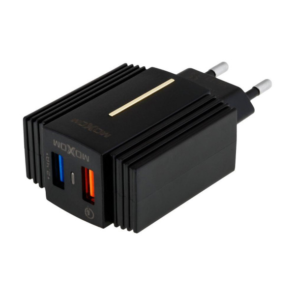 Мережевий Зарядний Пристрій Moxom MX-HC12 Micro QC 3.0 2USB