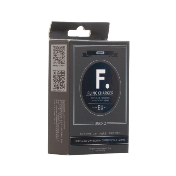 Мережевий Зарядний Пристрій Remax Flinc RP-U29 2 USB 2.1A