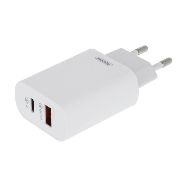 Мережевий Зарядний Пристрій Remax RP-U37 QC + PD 18W Lightning to Type-C