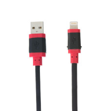 Кабель USB Cable Lightning Black/Red