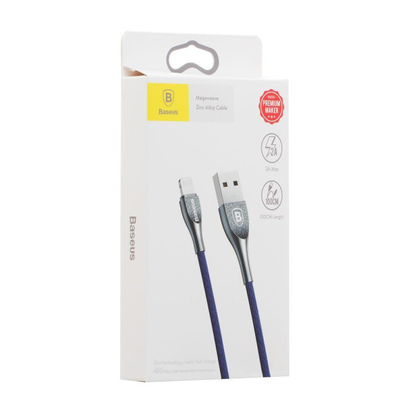 Кабель Baseus CALMW Mageweave Zinc Alloy Lightning