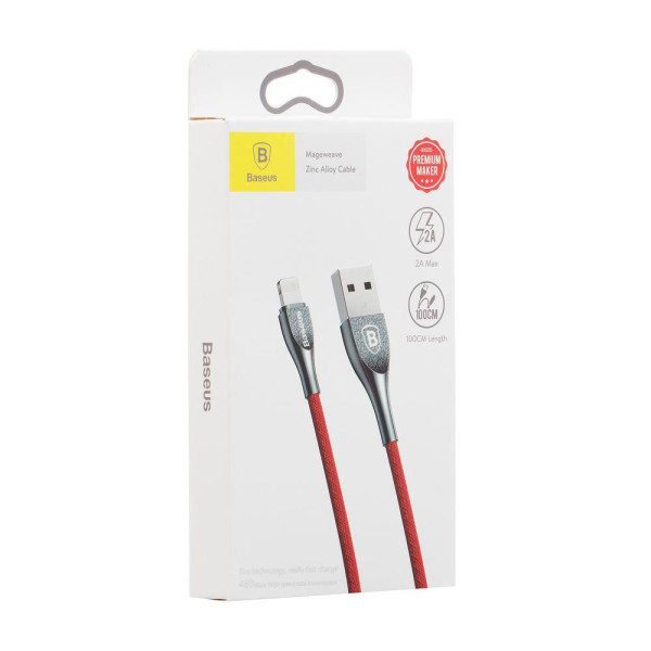 Кабель Baseus CALMW Mageweave Zinc Alloy Lightning
