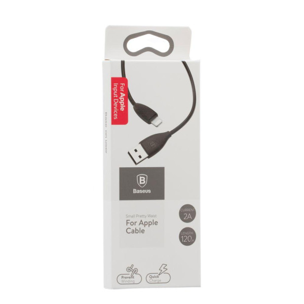 Кабель Baseus CALMY Small Pretty Waist Lightning 1.2m