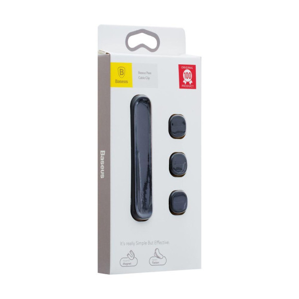 Тримач Проводів Baseus ACWDJ Peas Cable Clip