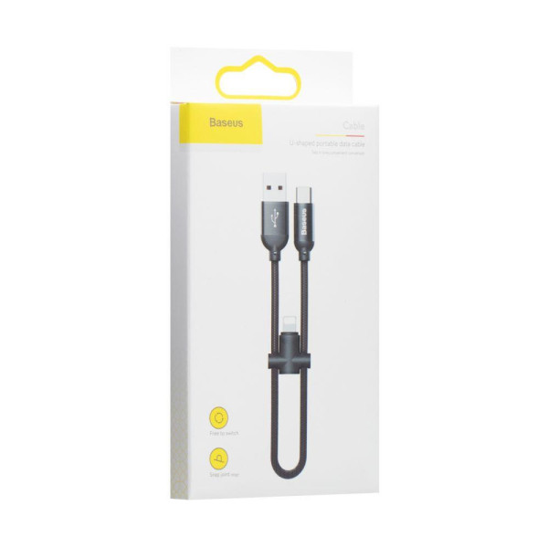 Кабель Baseus CALUTC Type-C / Lightning 0,23m
