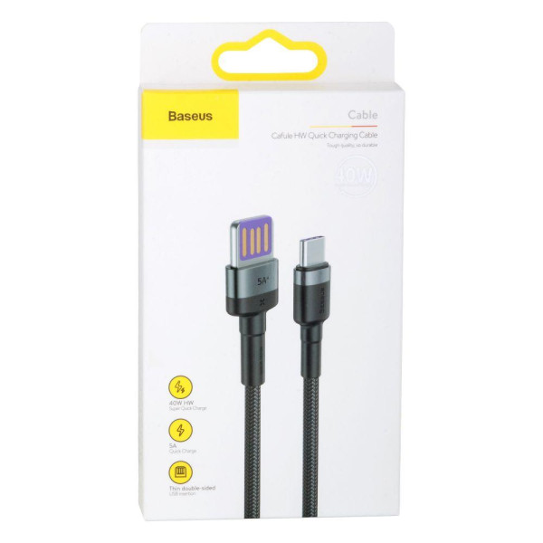 Кабель USB Baseus USB to Type-C 40W 5A CATKLF-P