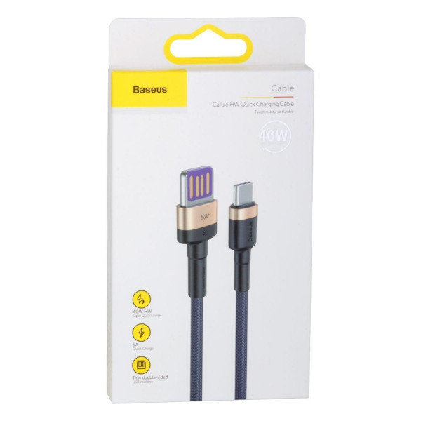 Кабель USB Baseus USB to Type-C 40W 5A CATKLF-P