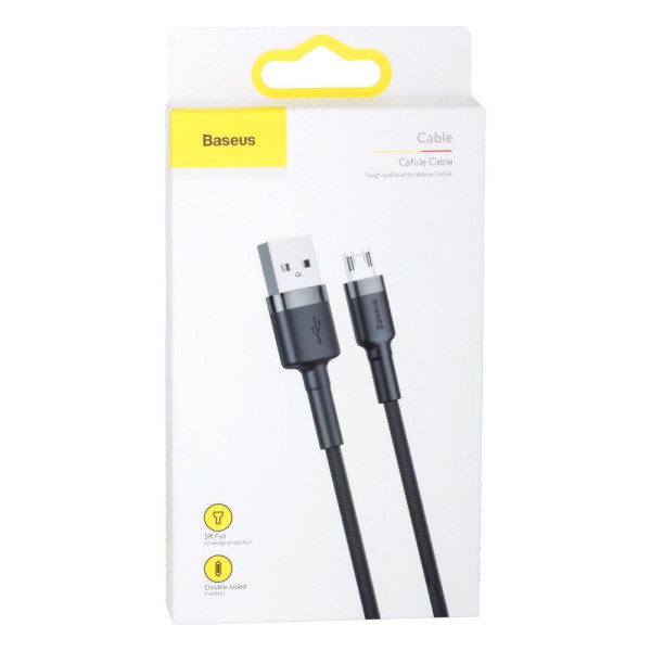 Кабель USB Baseus USB to Micro 2A 3m CAMKLF-H М'ята упаковка