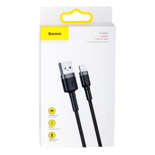 Кабель USB Baseus USB to Lightning 2.4A CALKLF-B М'ята упаковка