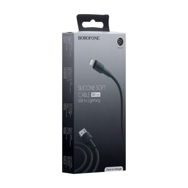 Кабель USB Borofone BX15 SoftJet LIghtning