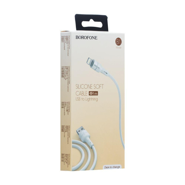 Кабель USB Borofone BX15 SoftJet LIghtning