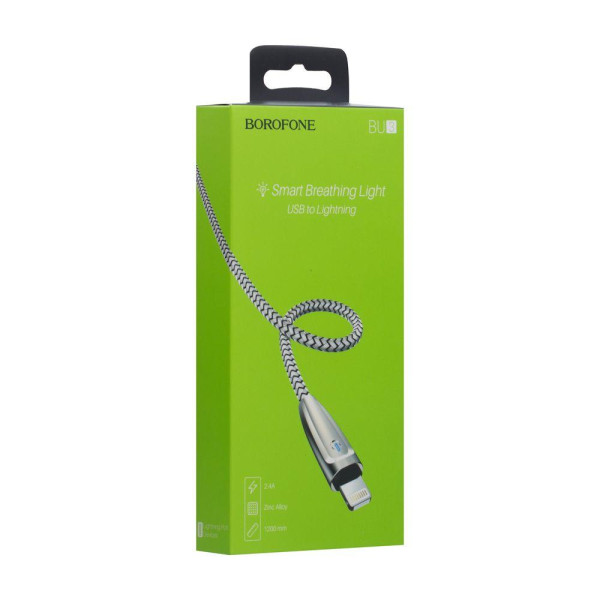 Кабель USB Borofone BU3 BlinkJet Lightning