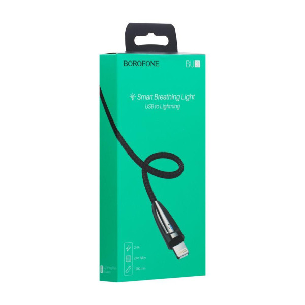 Кабель USB Borofone BU3 BlinkJet Lightning