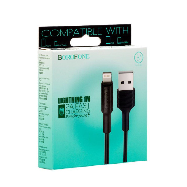 Кабель USB Borofone BX1 Lightning