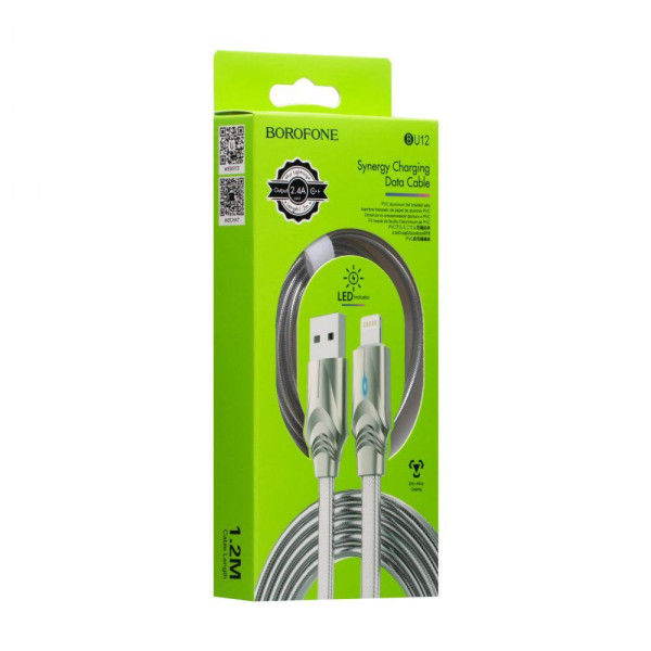 Кабель USB Borofone BU12 Synergy Lightning