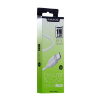 Кабель USB Borofone BX14 Micro М'ята упаковка