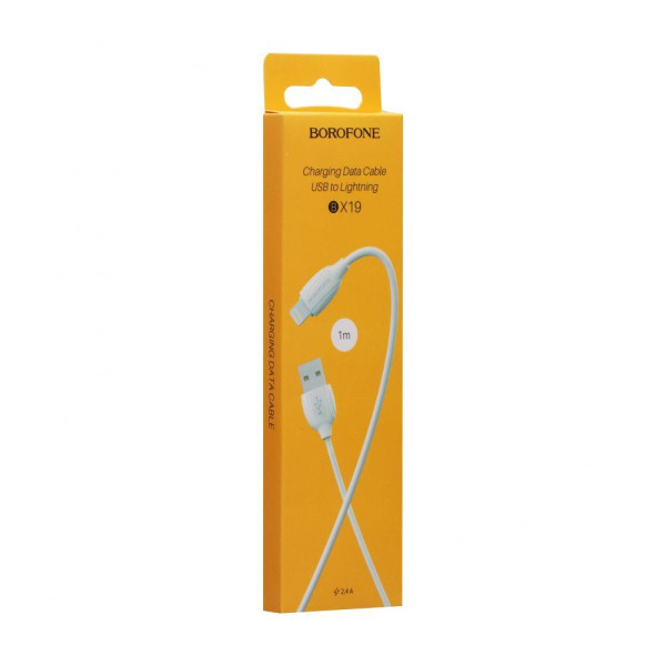 Кабель USB Borofone BX19 Benefit Lightning М'ята упаковка