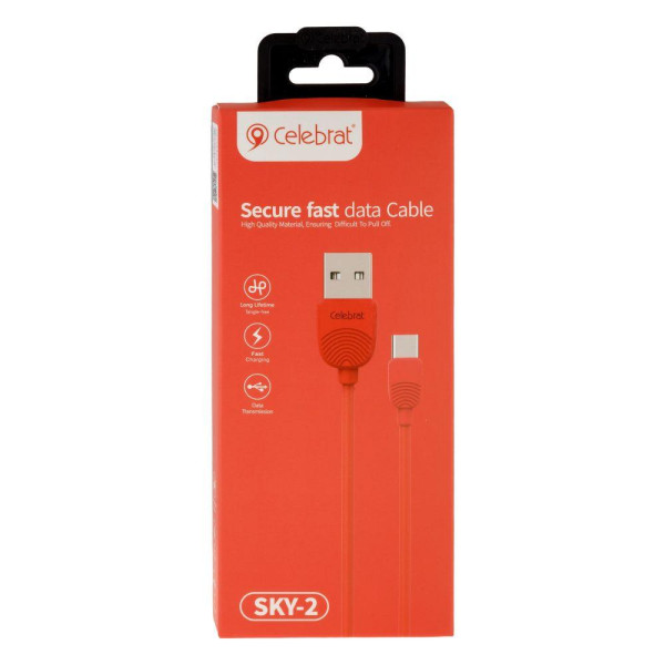 Кабель USB Celebrat Sky-2t Type-C