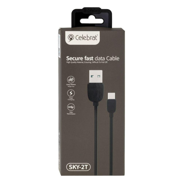 Кабель USB Celebrat Sky-2t Type-C