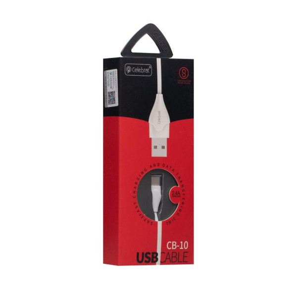 Кабель USB Celebrat CB-10 Type-C