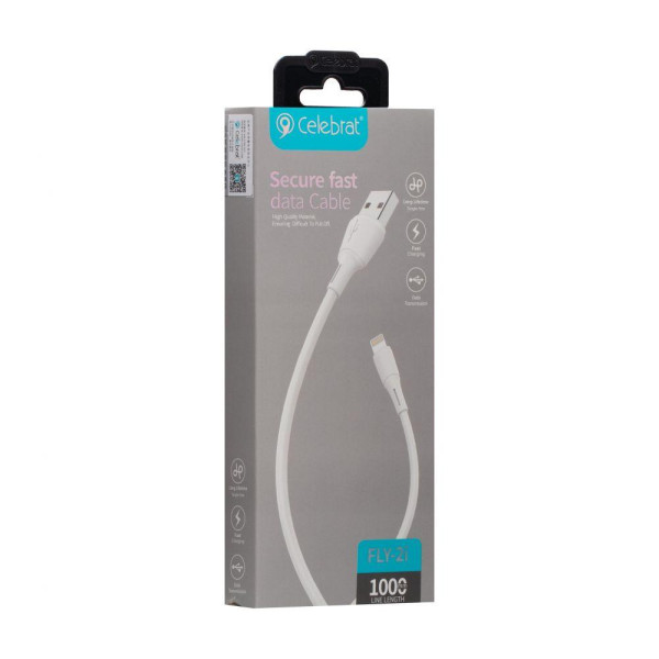 Кабель USB Celebrat Fly-2i Lightning
