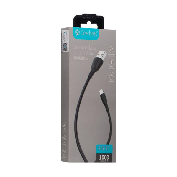 Кабель USB Celebrat Fly-2t Type-C