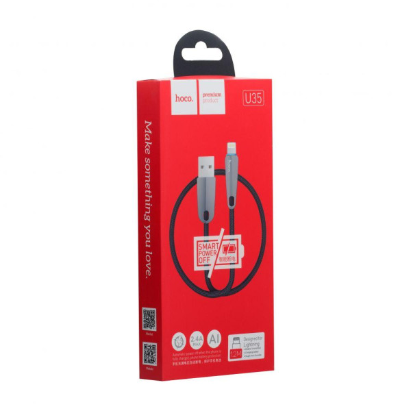 Кабель USB Hoco U35 Space Shuttle Lightning 1.2m