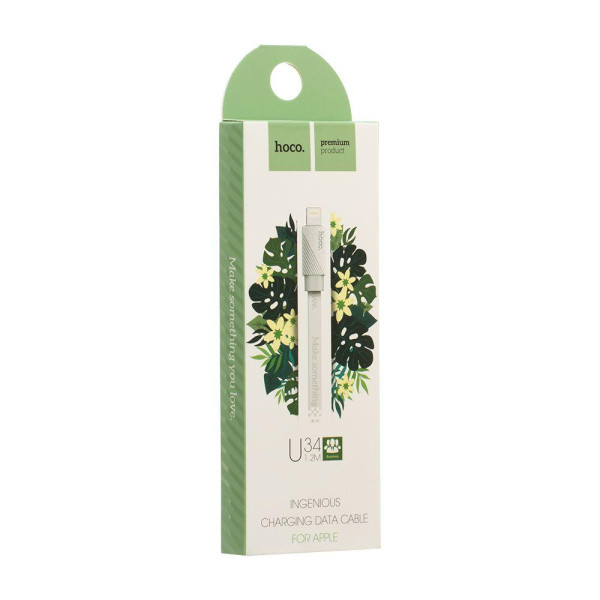 Кабель USB Hoco U34 LingYing Lightning 1.2m