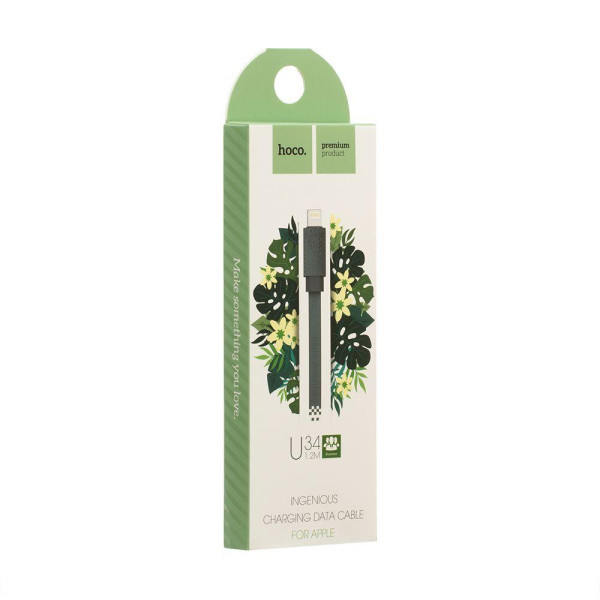 Кабель USB Hoco U34 LingYing Lightning 1.2m
