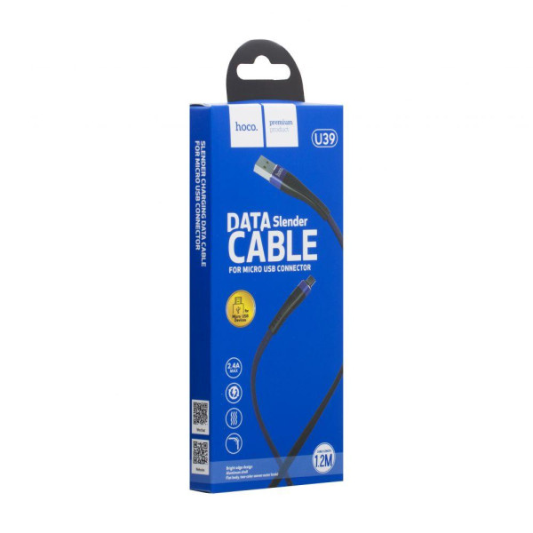 Кабель USB Hoco U39 Slender Micro