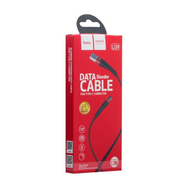 Кабель USB Hoco U39 Slender Type-C
