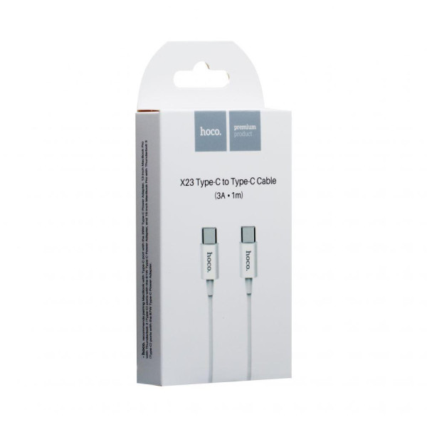 Кабель USB Hoco X23 Skilled Type-C to Type-C