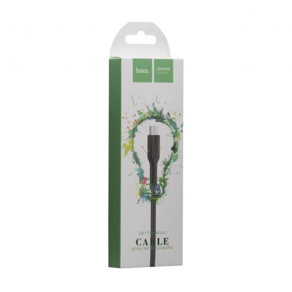Кабель USB Hoco U31 Benay Micro