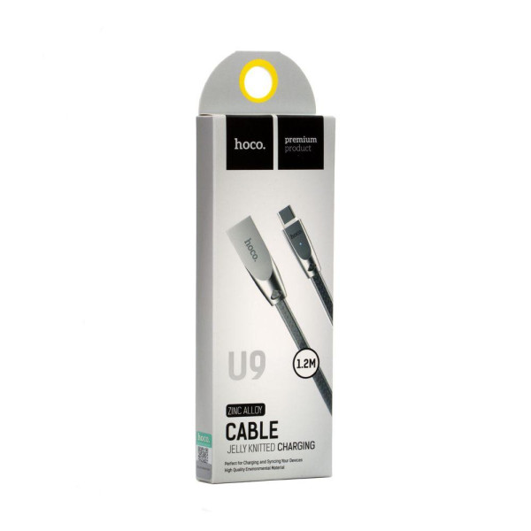 Кабель USB Hoco U9 Jelly Knitted Type-C