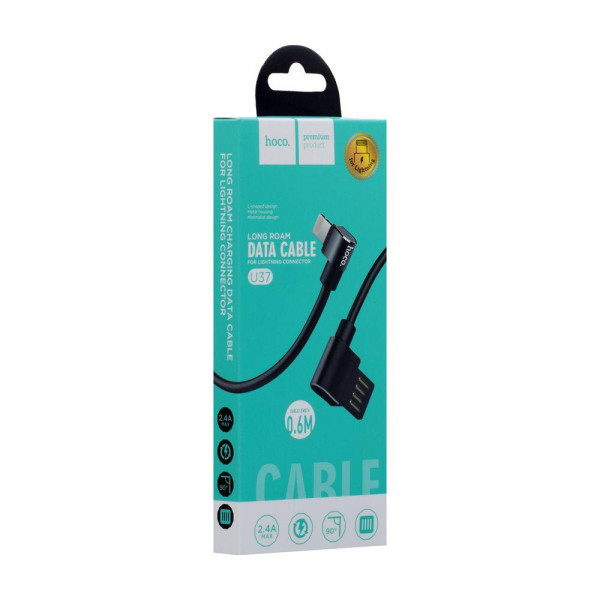 Кабель USB Hoco U37 Long Roam Lightning 0.6m